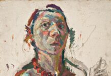 Maria Lassnigs fleischrote Ungeheuer / Kulturforum Warschau