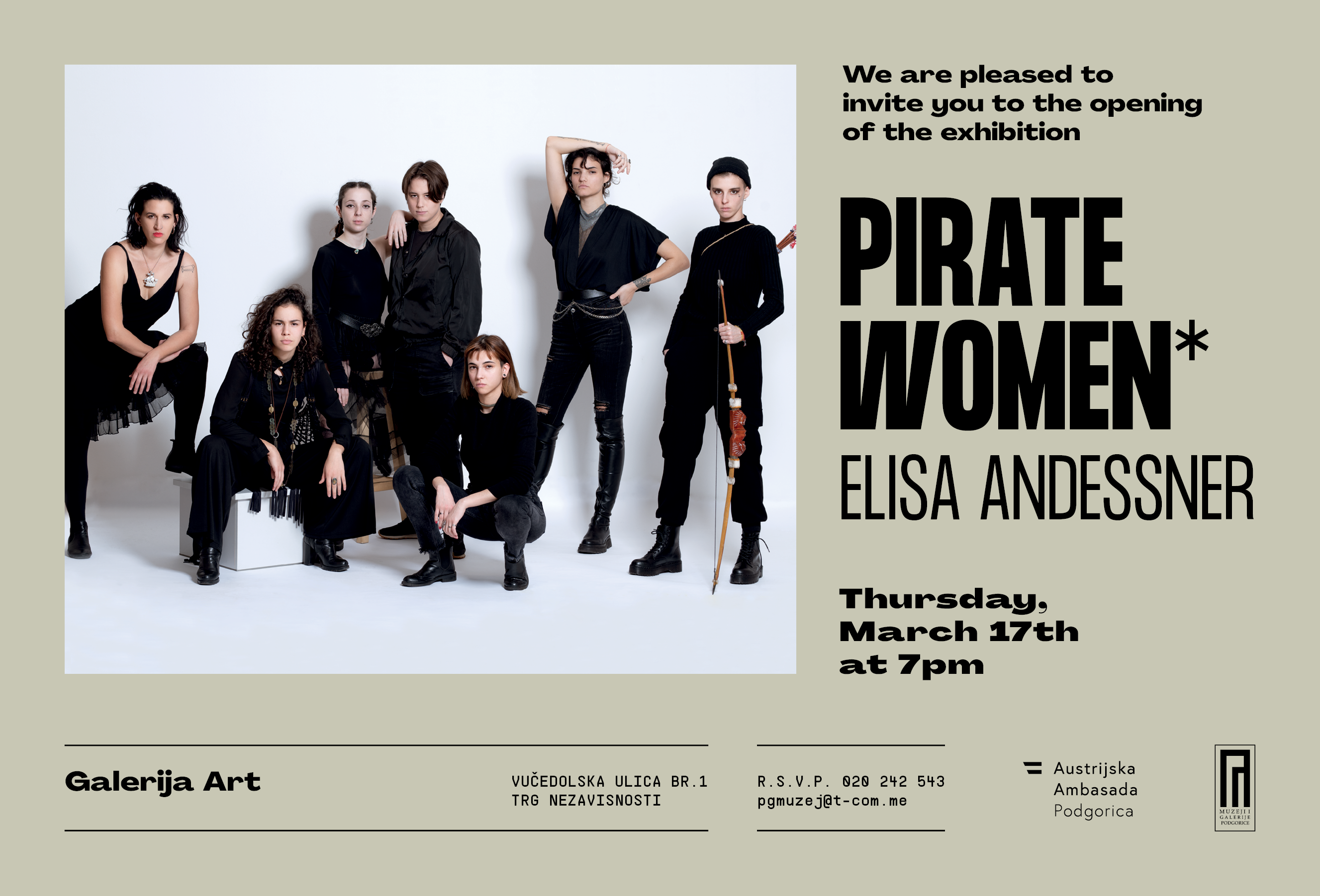 Elisa ANDESSNER – Einzelausstellung / Botschaft Podgorica