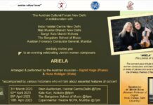 ARIELA – Konzertreise in Indien / Kulturforum New Delhi
