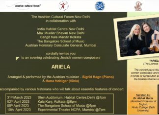 ARIELA – Konzertreise in Indien / Kulturforum New Delhi