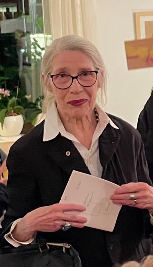 Foto: Martha Jungwirth in der österreichischen Residenz in Seoul, ÖB Seoul/ ES Jung