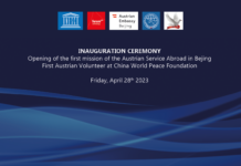 Erster Friedensdiener in Peking / Kulturforum Peking