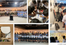 Besuch von Schulklassen bei “History | Destruction | Hope” / Kulturforum New Delhi