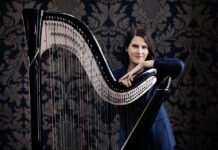 Harfenistin Elisabeth Plank / Botschaft Buenos Aires