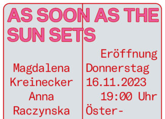 As Soon As The Sun Sets / Kulturforum Berlin