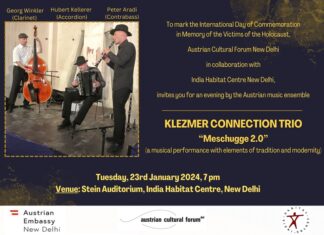 Klezmer Connection Trio in Indien / Kulturforum New Delhi