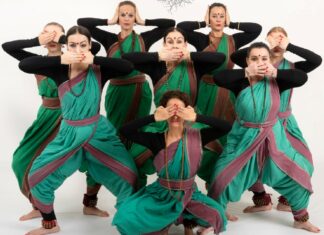 Tanzperformance mit Filmaufnahmen in der Residenz / Kulturforum New Delhi