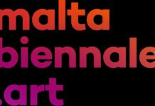 maltabiennale.art 2024 / Botschaft Malta Das Bild zeigt das Logo der Malta Art Biennale 2024