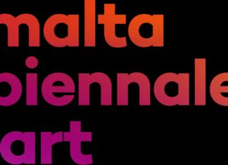 maltabiennale.art 2024 / Botschaft Malta Das Bild zeigt das Logo der Malta Art Biennale 2024
