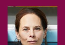 Lesungen / Kulturforum Sarajewo Das Plakat kündigt die Lesereise von Anna Baar an. Darauf zu sehen ist ein Portrait der Autorin.