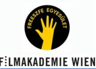 Filmwerkschau: Freeszfe Budapest und Filmakademie Wien / Kulturforum Budapest Das Bild zeigt die Logos der Freeszfe und der Filmakademie Wien