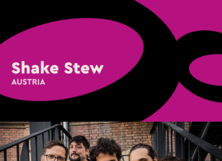 23. Ausgabe von Athens Jazz / Österreichische Botschaft Athen Das Bild zeigt die österreichische Jazzformation Shake Stew vor einer roten Ziegelmauer