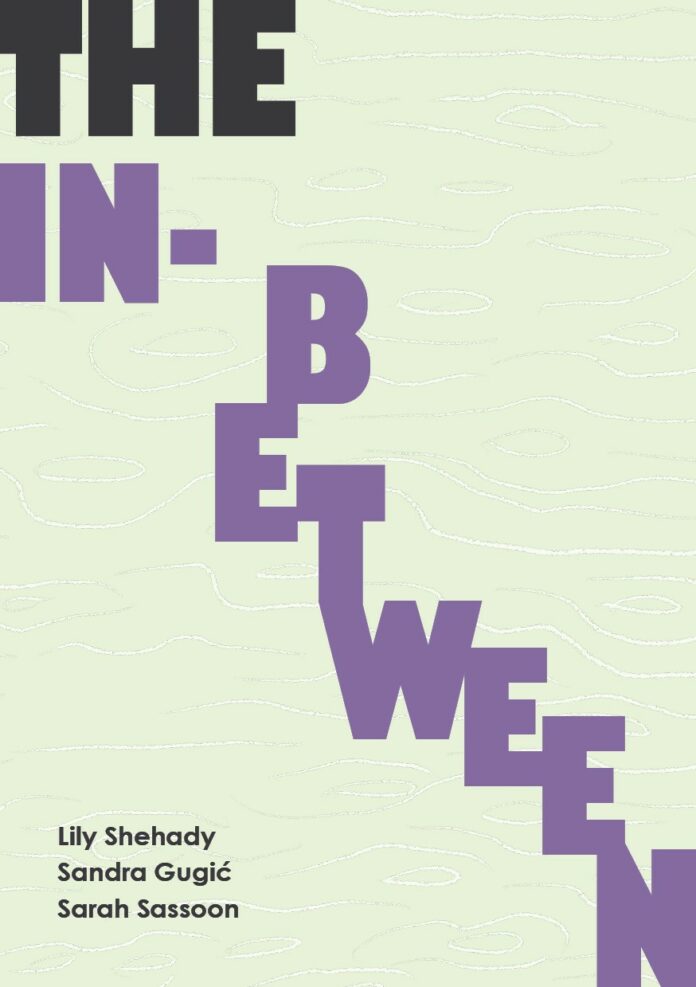 Das Bild zeigt das Cover des Buches „The In-Between“ der Autorinnen Sandra Gugić, Lily Shehady und Sarah Sassoon