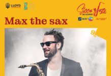 Internationales Festival SICCAJAZZ / Botschaft Tunis Das Bild zeigt die Ankündigung des Abschlusskonzerts am 4. Mai 2024 mit dem österreichischen Saxofonisten Max The Sax.