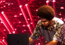 EU-Musikfestival in Algerien / Botschaft Algier Kimyan Law auf einer Bühne