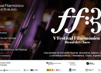 V Festival Filarmónico / Botschaft Buenos Aires Das Bild zeigt das offizielle Plakat des Festivals mit allen wichtigen Daten.