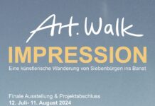 ART.WALK.IMPRESSION / Kulturforum Bukarest Das Bild zeigt das Plakat der Ausstellung
