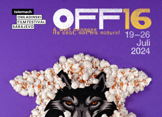 Jugendfilmfestival OFF / Kulturforum Sarajewo Ankündigungsplakat