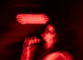 Scharmien Zandi “verWIRrt” / Kulturforum Bern Das Bild zeigt das Portrait der Künstlerin Scharmien Zandi