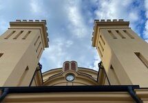 Konferenz in Kőszeg / Kulturforum Budapest Das Bild zeigt: die Synagoge in Kőszeg