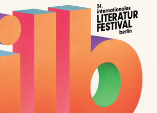 internationales literatur festival berlin / Kulturforum Berlin Das Bild zeigt ein Sujet des 24. Internationalen literatur festivals berlin: Ein orangefarbener Schriftzug mit den Lettern „i“. „l“ und „b“ vor cremefarbenem Hintergrund.