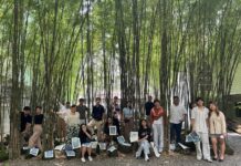 IMAGINE DIGNITY in Manila / Botschaft Manila Das Bild zeigt die Arbeiten der Studenten des Cyanotypie-Workshops.