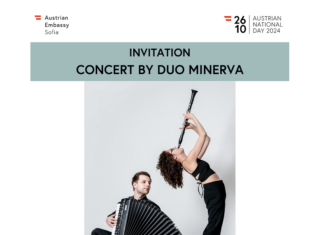 „Hymne à l’Amour“ / Botschaft Sofia Das Bild zeigt das Plakat des Konzerts