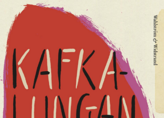 Literatur: KAFKAS LUNGE/ Botschaft Stockholm Das Bild zeigt den Umschlag von Cecilia Hanssons Buch KAFKALUNGAN