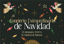 Bruckner-Konzert in der Kathedrale von Palencia / Kulturforum Madrid Das Bild zeigt das Werbeplakat des Konzerts und weitere Angaben zu den gespielten Stücken sowie den auftretenden Ensembles.