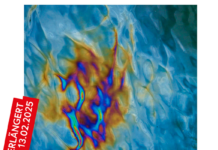 Ausstellung: Go to the source! / Kulturforum Prag Das Bild zeigt den Banner der Ausstellung mit Hinweis zur Verlängerung bis 13.02.2025