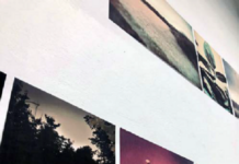 Karin Maria Pfeifer und Sula Zimmerberger / Kulturforum Madrid Das Bild zeigt mehrere Fotoarbeiten der Künstlerin Sula Zimmerberger in einem Ausstellungsraum.