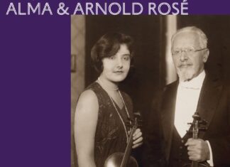 Nur die Geigen sind geblieben / Kulturforum Bukarest Das Bild zeigt das Plakat der Ausstellung.