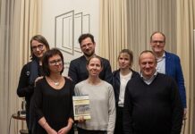 Präsentation der Zeitschrift “die horen”/ OeAD-Kooperationsbüro Lemberg, Ukraine Office Austria Das Bild zeigt die TeilnehmerInnen der Präsentation