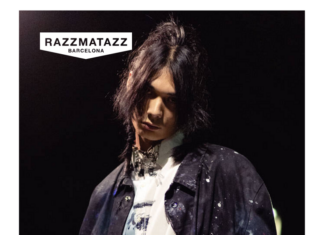 Kenji Araki (NASOM 2024/25) in Barcelona / Kulturforum Madrid Das Bild zeigt ein Porträt des Künstlers, sowie die Logos des Veranstalters, sowie des Kulturforums und des New Austrian Sound of Music Programms.