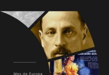 Rilke, Nixen und Sissi reloaded / Botschaft Havanna Das Bild zeigt eine Collage mit einem Porträt von Rilke, dem Poster des Sissi-Films mit Romy Schneider und dem Filmplakat von „Mermaids Don’t Cry“.