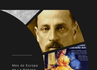 Rilke, Nixen und Sissi reloaded / Botschaft Havanna Das Bild zeigt eine Collage mit einem Porträt von Rilke, dem Poster des Sissi-Films mit Romy Schneider und dem Filmplakat von „Mermaids Don’t Cry“.