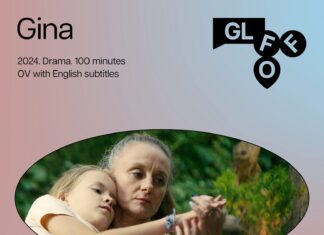 German Language Film Festival Ottawa / Botschaft Ottawa Das Bild zeigt einen weichen Farbverlauf im Hintergrund, der von hellblauen zu rötlichen Tönen übergeht. Im Mittelpunkt des Bildes steht in großer, schwarzer Schrift der deutsche Slogan „Ganz großes Kino“, der als zentrales Motto des Festivals dient. Links oben ist in kleiner schwarzer Schrift „German Language Film Festival Ottawa – 2025 Edition“ zu lesen. Direkt darunter sind die Flaggen von Österreich, Deutschland und der Schweiz abgebildet, stellvertretend für die drei präsentierenden Länder. Rechts oben befindet sich in kleiner Schrift der Hinweis „Proudly presented by the Embassies of Austria, Germany, and Switzerland“, daneben das Logo des Festivals mit den Buchstaben „GLFFO“. Am unteren Bildrand sind die Veranstaltungsdaten „7, 14 & 21 May“ vermerkt, sowie die Logos der ByTowne Cinema, der österreichischen, deutschen und schweizerischen Botschaft in Ottawa, des austrian cultural forum und des Goethe-Instituts.