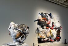 VIENNA TODAY – ACTIVATING FUTURES / Generalkonsulat Shanghai Das Bild zeigt die Werke Vessel und Desiring Machine von Olga Sheblykina.