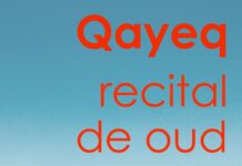 Qayeq / Kulturforum Bukarest Das Bild zeigt das Plakat der Veranstaltung.