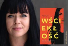 Die Wut, die bleibt / Kulturforum Warschau Das Bild zeigt das Gesicht der Autorin und den Umschlag ihres ins Polnische übersetzen Buchs