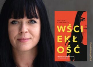 Die Wut, die bleibt / Kulturforum Warschau Das Bild zeigt das Gesicht der Autorin und den Umschlag ihres ins Polnische übersetzen Buchs