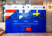 30-jähriges EU-Beitrittsjubiläum von Österreich, Finnland und Schweden / Generalkonsulat Shanghai Das Bild zeigt, welch große Bedeutung Österreich, Finnland und Schweden dem 30-jährigen Jubiläum ihres EU-Beitritts beimessen.