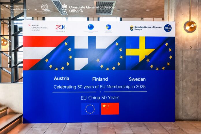 Das Bild zeigt, welch große Bedeutung Österreich, Finnland und Schweden dem 30-jährigen Jubiläum ihres EU-Beitritts beimessen.
