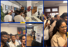 Feier des Europatages / Kulturforum New Delhi Das Bild zeigt eine Fotocollage der Veranstaltungen.