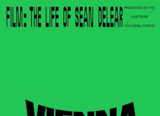 Vienna Underground (EUNIC-Reihe) / Kulturforum Washington Es ist das Poster der Veranstaltung zu sehen. Es ist grün mit schwarzen Lettern.