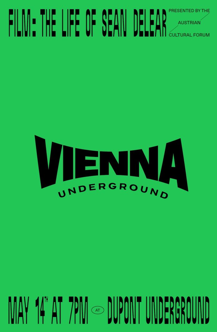 Design: This January Es ist das Poster der Veranstaltung zu sehen. Es ist grün mit schwarzen Lettern.