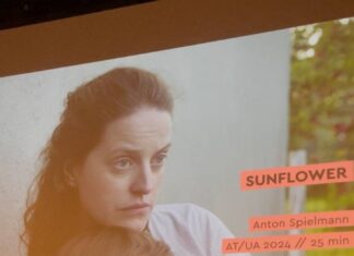 Premiere des Kurzfilms Sunflower/ OeAD-Kooperationsbüro Lemberg, Ukraine Office Austria Das Bild zeigt die TeilnehmerInnen der Q&A Session