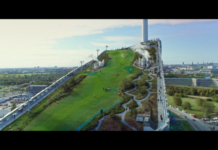 Making a Mountain – Österreichischer Architekturfilm / Kulturforum New Delhi Das Bild zeigt das Filmposter.