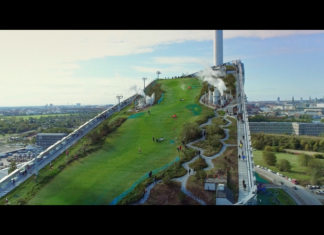 Making a Mountain – Österreichischer Architekturfilm / Kulturforum New Delhi Das Bild zeigt das Filmposter.