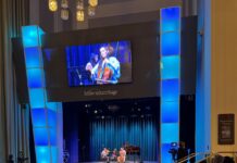 accio piano trio / Kulturforum Washington Das Bild zeigt das accio piano trio bei ihrem Auftritt auf der Millennium Stage des Kennedy Center in Washington DC.